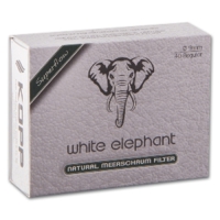 White Elephant Natur Meerschaumfilter 9mm 40er 