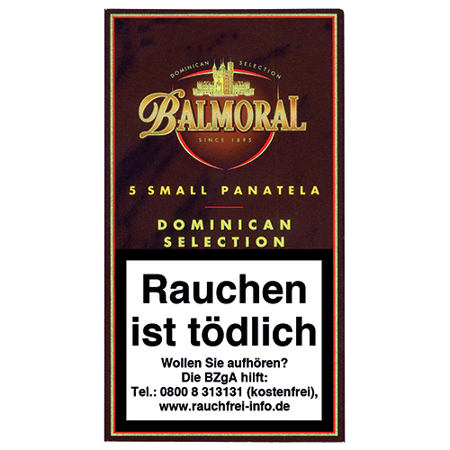 Balmoral Dominican Selection Small Panatela 